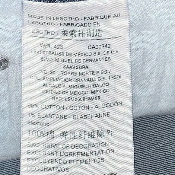 Levi Strauss & Co Mens 40x32 Signature S67 Athletic Jeans Blue Straight Leg (B) - Picture 4 of 6